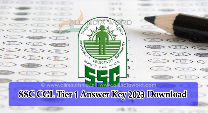SSC CGL Exam Answer Key 2023